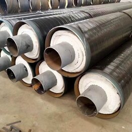 鋼套鋼內(nèi)滑動(dòng)蒸汽保溫鋼管